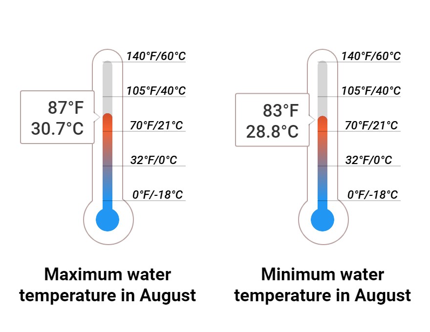 Average Sea temperature